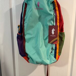 Cotopaxi Batac 24L Backpack with Aqua and Red